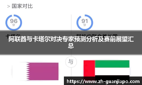 阿联酋与卡塔尔对决专家预测分析及赛前展望汇总
